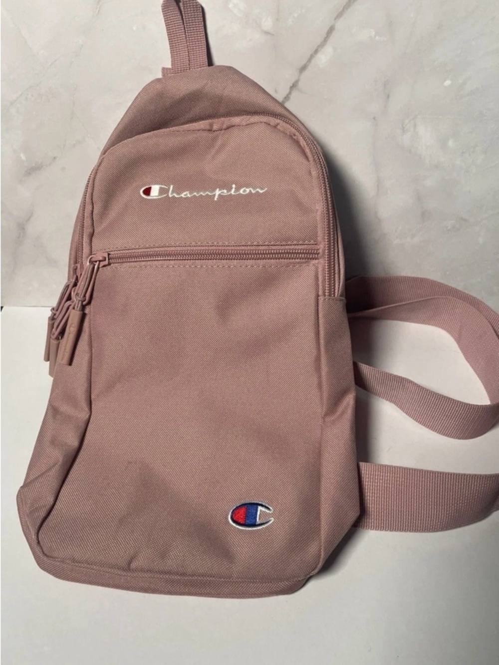 Champion Dusty Pink Sling Bag Crossbody Bag Unisex